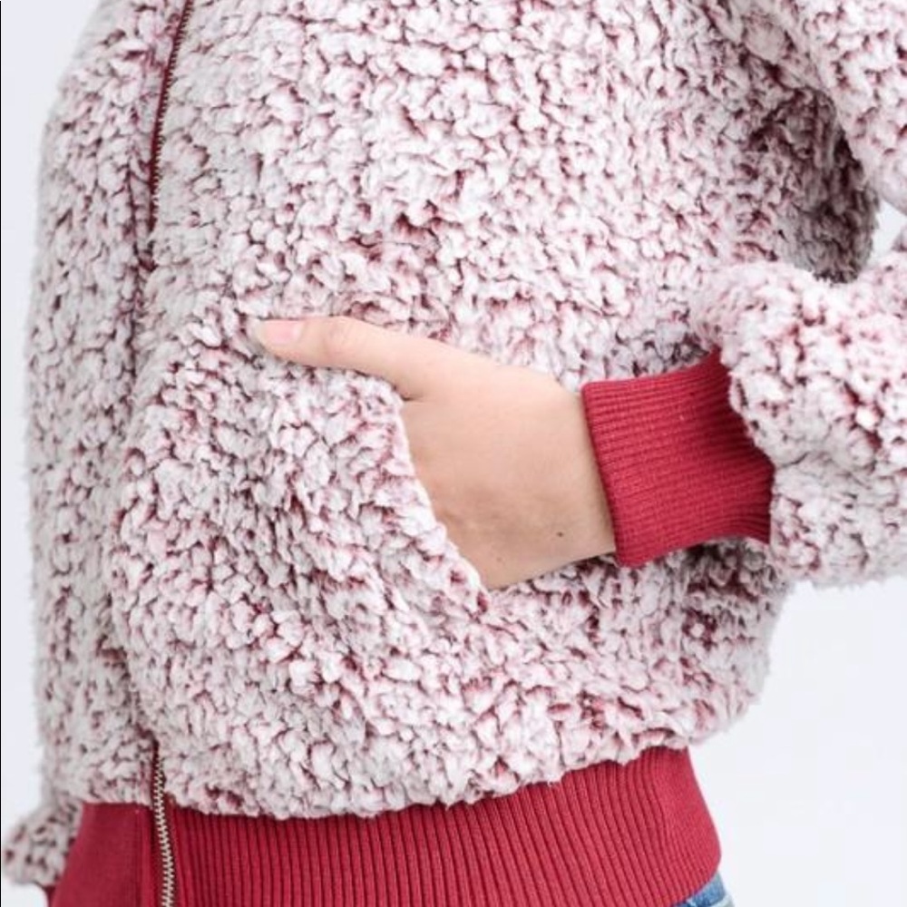 Cozy Sherpa hoodie